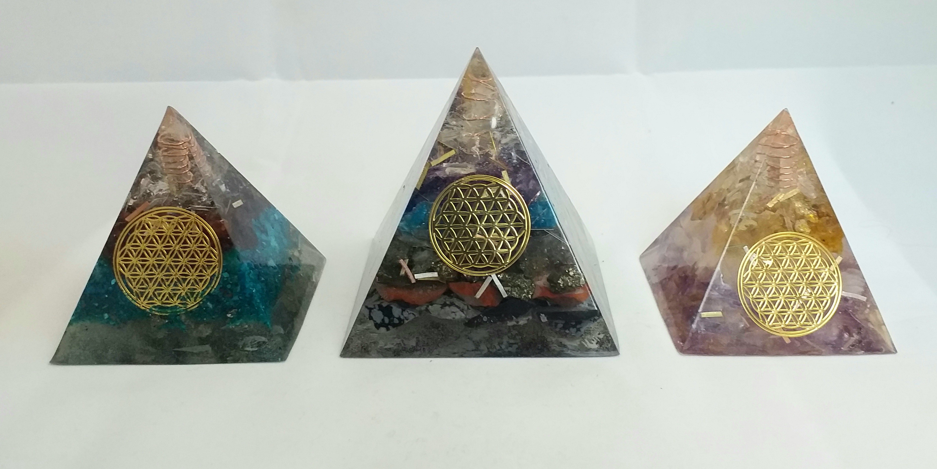 Orgonites pyramide 